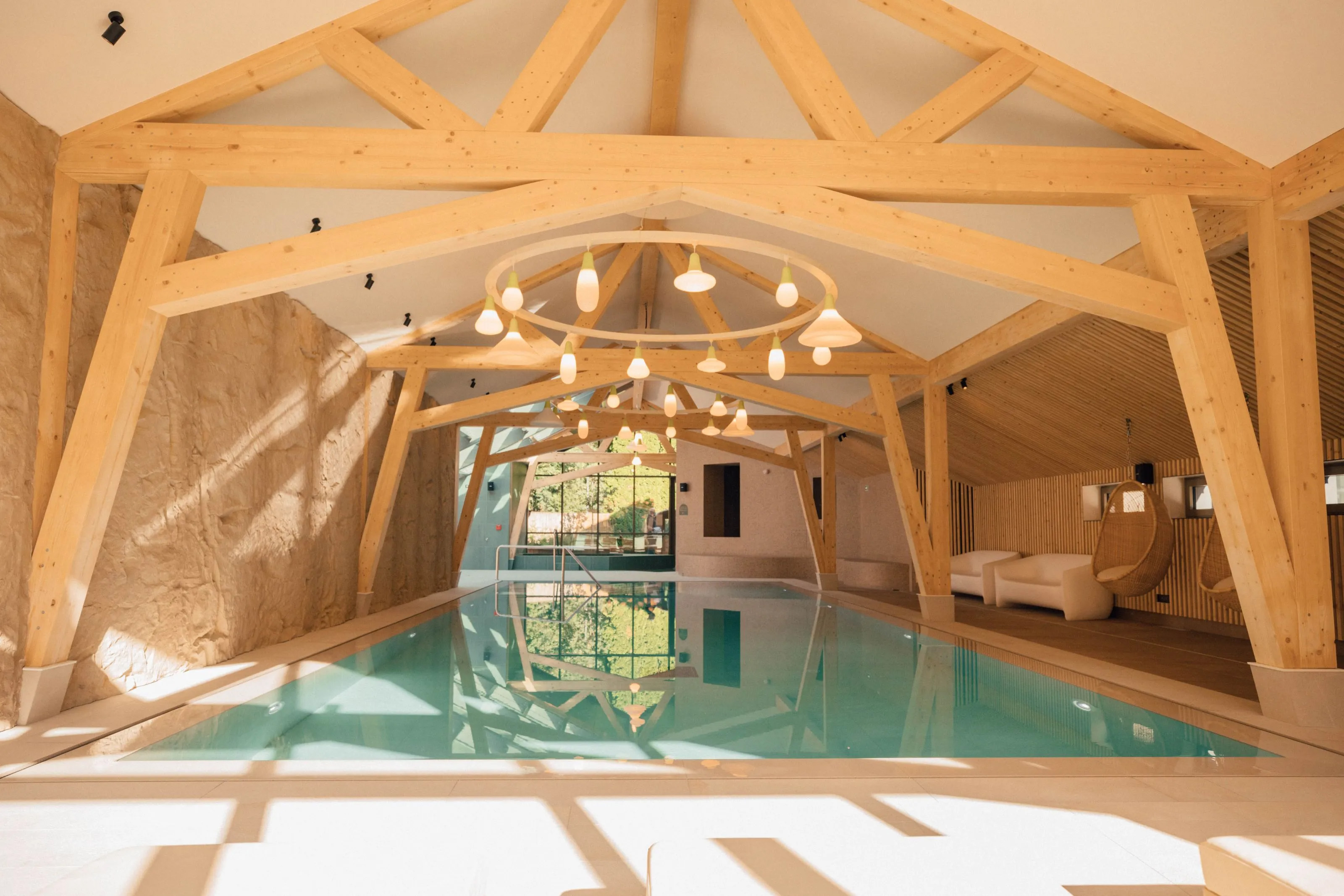 Spa pool at Lykke Spa & Hotel